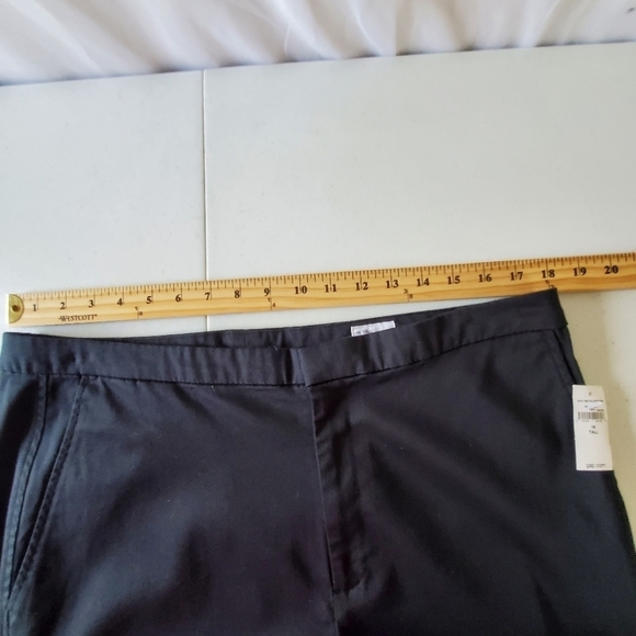 Gap High Rise Slim Crop Pants Size 16 Tall Black Academia Career NWT - Picture 7 of 15